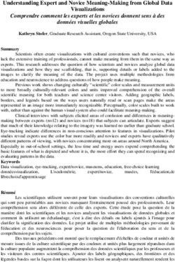 Understanding Expert and Novice Meaning-Making from Global Data