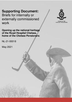 Supporting Document: Briefs for internally or externally commissioned work - Opening up the national heritage of the Royal Hospital Chelsea, home ...