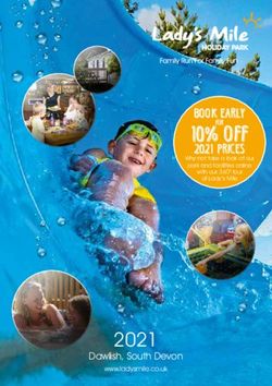 10% OFF BOOK EARLY 2021 - Lady's Mile