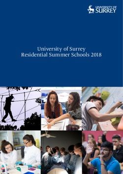 University of Surrey Residential Summer Schools 2018