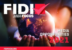 2021 MEDIA OPPORTUNITIES - FIDIFOCUS.ORG 2021