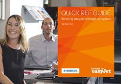 Quick REF GUIDE Booking easyJet through Amadeus - Version 2.2 - easyJet.com