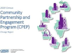Community Partnership and Engagement Program (CPEP) - 2020 Census Chicago Region