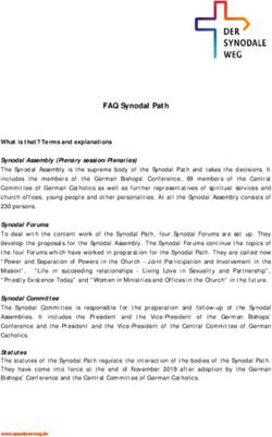 FAQ Synodal Path - Der Synodale Weg