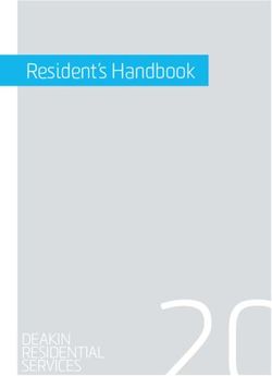 Resident's Handbook - DEAKIN RESIDENTIAL - Deakin University