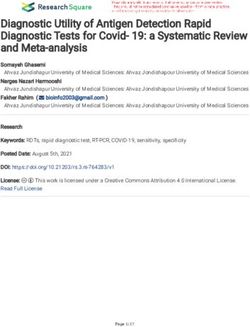 Diagnostic Utility of Antigen Detection Rapid Diagnostic Tests for Covid- 19: a Systematic Review and Meta-analysis