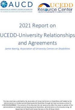 2021 Report on UCEDD-University Relationships and Agreements