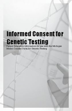 Informed Consent for Genetic Testing - Patient Education Information for use with the Michigan Model Consent Form for Genetic Testing
