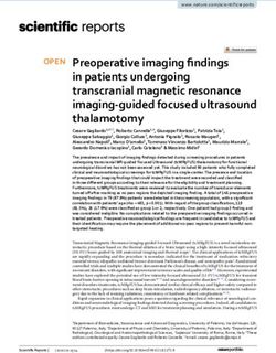 Preoperative imaging findings in patients undergoing transcranial magnetic resonance imaging guided focused ultrasound thalamotomy - Nature