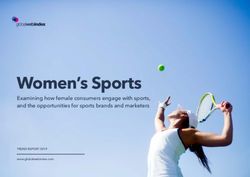 Women's Sports Examining how female consumers engage with sports, and the opportunities for sports brands and marketers - ICCO PR