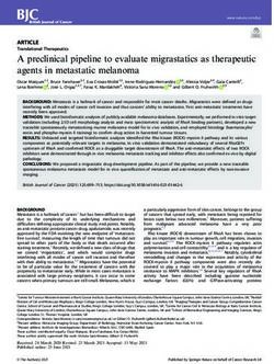 A preclinical pipeline to evaluate migrastatics as therapeutic agents in metastatic melanoma - Nature