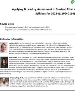 Applying & Leading Assessment in Student Affairs Syllabus for 2022-Q1 (PD-0164)