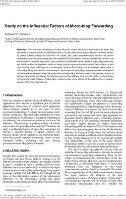 Study on the Influential Factors of Micro-blog Forwarding