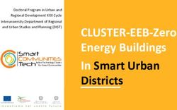 CLUSTER-EEB-Zero Energy Buildings In Smart Urban Districts - Doctoral Program in Urban and Regional Development XXX Cycle Interuniversity ...