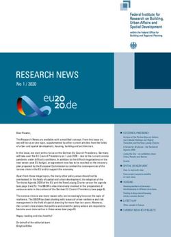 RESEARCH NEWS No 1 / 2020 - Bund.de