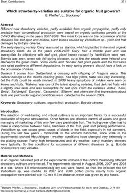 Which strawberry-varieties are suitable for organic fruit growers?