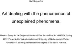 Art dealing with the phenomenon of unexplained phenomena.