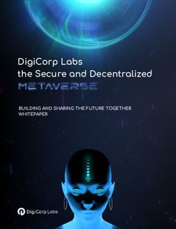 DigiCorp Labs the Secure and Decentralized - BUILDING AND SHARING THE FUTURE TOGETHER WHITEPAPER