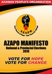AZAPO REGISTERS FOR THE NATIONAL ASSEMBLY AND ALL 9 PROVINCES