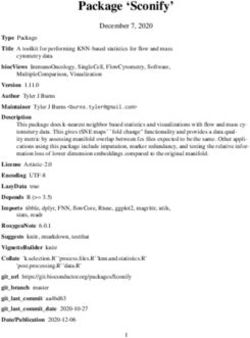 Package 'Sconify' December 7, 2020 - Bioconductor