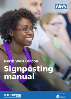 North West London - Healthier You | Diabetes Prevention ...