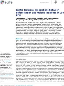 Spatio-temporal associations between deforestation and malaria incidence in Lao - PDR - eLife