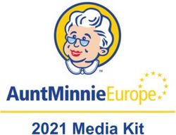 2021 MEDIA KIT - AUNTMINNIEEUROPE.COM