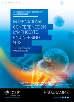 INTERNATIONAL CONFERENCE ON LYMPHOCYTE ENGINEERING 2018 - 13-15 SEPTEMBER MADRID, SPAIN