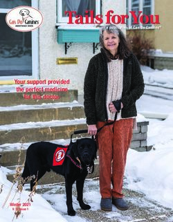 Tails for You Your support provided the perfect medicine for this doctor - Can Do Canines