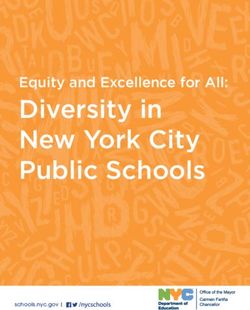 Diversity in New York City Public Schools - Equity and Excellence for All: schools.nyc.gov