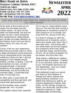 You will seek me and find me, when you seek me with all your heart - Holy Name of Jesus