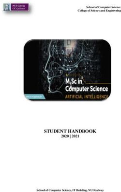 STUDENT HANDBOOK 2020 | 2021 - NUI Galway