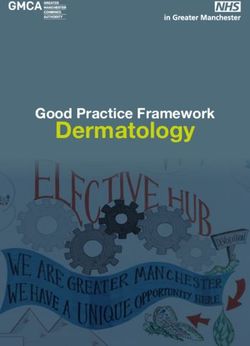 Dermatology Good Practice Framework - Social care
