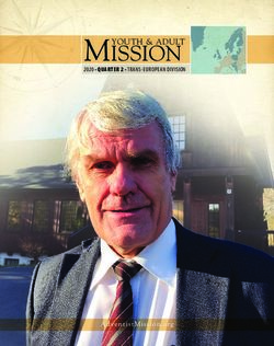 Mission 2020 QUARTER 2 TRANS-EUROPEAN DIVISION - AdventistMission.org - Adventist Mission
