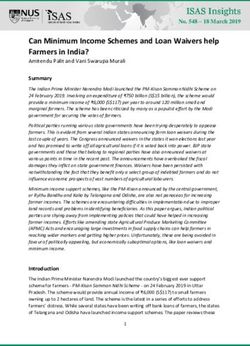 Can Minimum Income Schemes and Loan Waivers help Farmers in India?