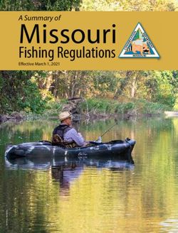 A Summary of Missouri - Fishing Regulations Effective March 1, 2021 - MDC ...