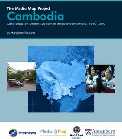 Cambodia The Media Map Project - Case Study on Donor Support to Independent Media, 1990-2010