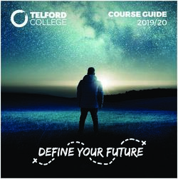 COURSE GUIDE 2019/20 - Telford College