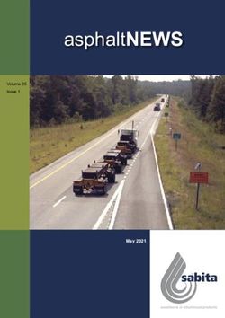 AsphaltNEWS - May 2021 - Volume 35 Issue 1 - Southern African Bitumen Association