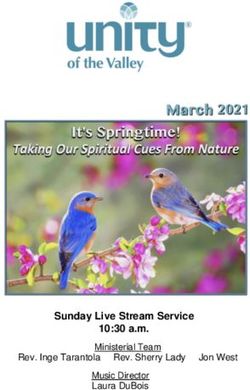 YF - Sunday Live Stream Service 10:30 a.m. www.unityofthevalley.org - Unity of the Valley
