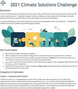 2021 Climate Solutions Challenge - UVic