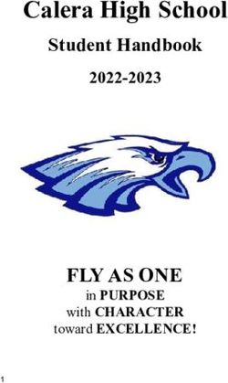 Calera High School - FLY AS ONE - Student Handbook