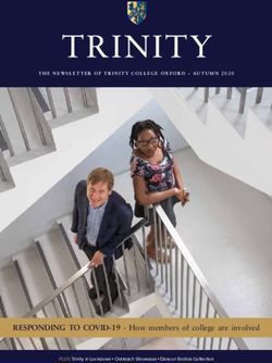 RESPONDING TO COVID-19 - How members of college are involved - PLUS Trinity in Lockdown Outreach Showcase Danson Erotica Collection - How ...