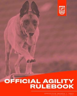 OFFICIAL AGILITY RULEBOOK - United Kennel Club (UKC)