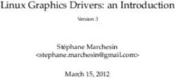 Linux Graphics Drivers: an Introduction - St&eacute;phane Marchesin March 15, 2012