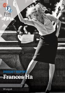 FRANCES HA INSIGHT REPORT - BFI.ORG.UK