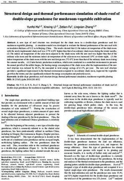Structural design and thermal performance simulation of shade roof of double-slope greenhouse for mushroom-vegetable cultivation - International ...