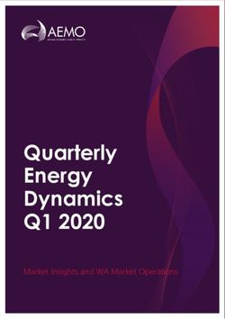 Quarterly Energy Dynamics - Q1 2020 Market Insights and WA Market Operations - AEMO