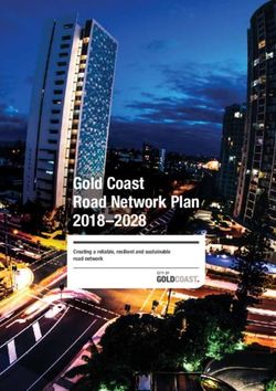 Gold Coast Road Network Plan 2018-2028 - Creating a reliable, resilient and sustainable road network - City of Gold Coast