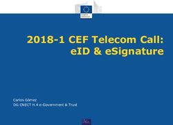 2018-1 CEF Telecom Call: eID & eSignature - Carlos Gómez DG CNECT H.4 e-Government & Trust - European Commission